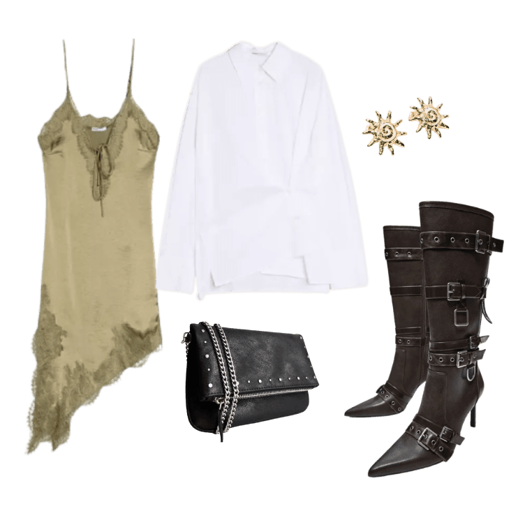 Look Dramático para Festa com amigos