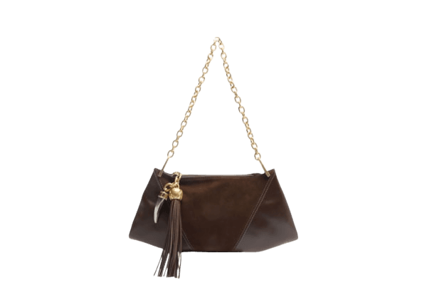 Bolsa Feminina Shoulder Couro Média Corrente Marrom Arezzo