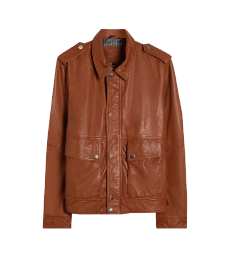 Jaqueta Jane Leather Caramelo