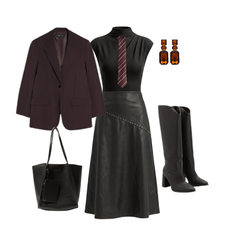 Look Dramático para Evento corporativo