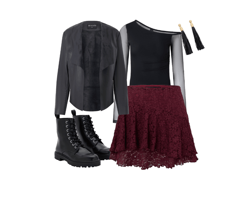 Look Dramático para Almoço com familia