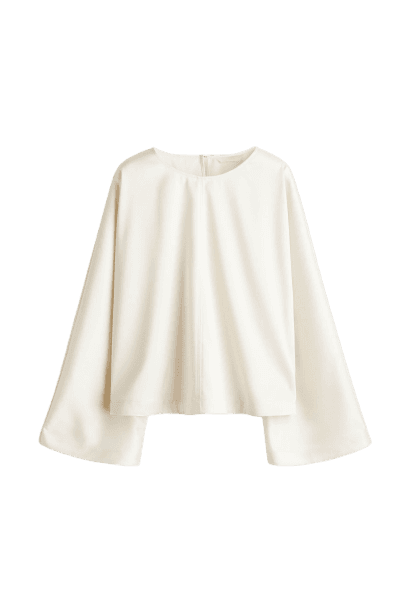 Blusa de modelagem solta