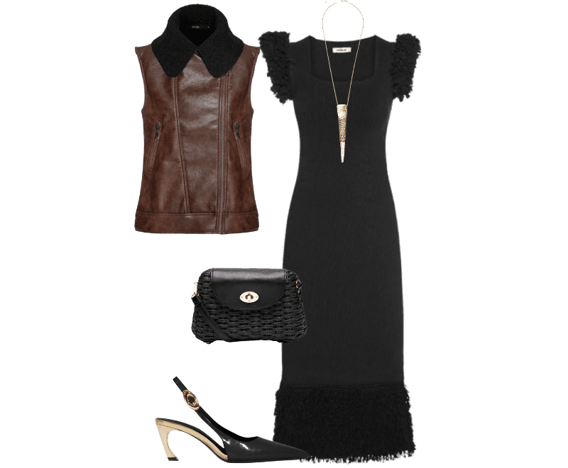 Look Dramático para Festa com amigos