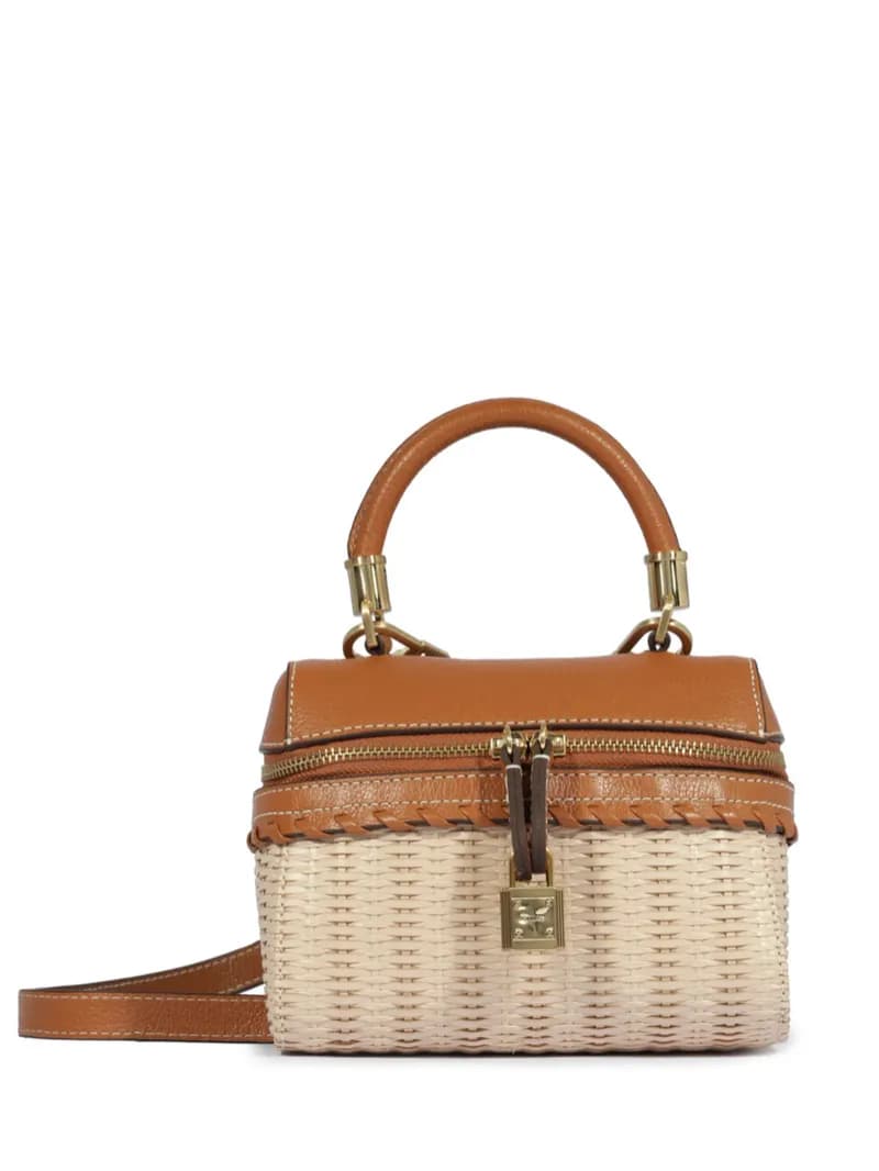 Bolsa Feminina Lorena Picnic Mini Couro Bege Schutz