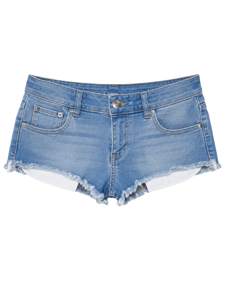 Short Feminino Com Bandeira em Strass Planet Girls Jeans Medio