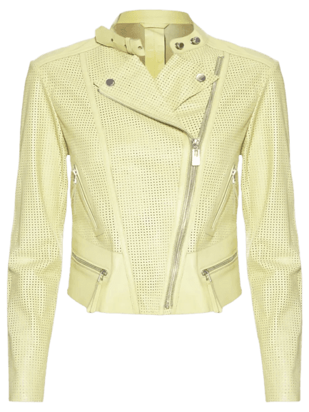 Jaqueta De Couro Motor Furadinha