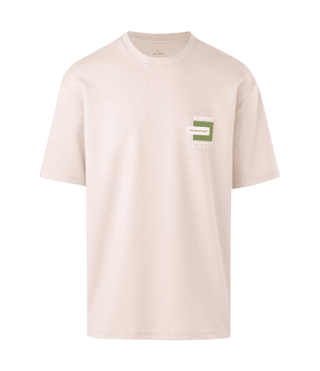 Camiseta Relaxed Manga Curta com Etiqueta no Peito