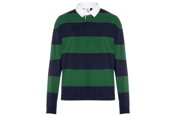 Polo Masculina Hudson Boxy Manga Longa Rugby Verde Levi's