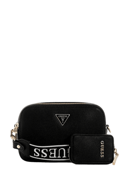 Bolsa Latona Ii Camera Transversal Preto Guess