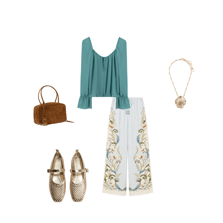 Look Romântico para Trabalho em casa
