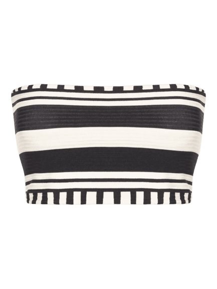 Top Reto Listra Tropical Preto Farm