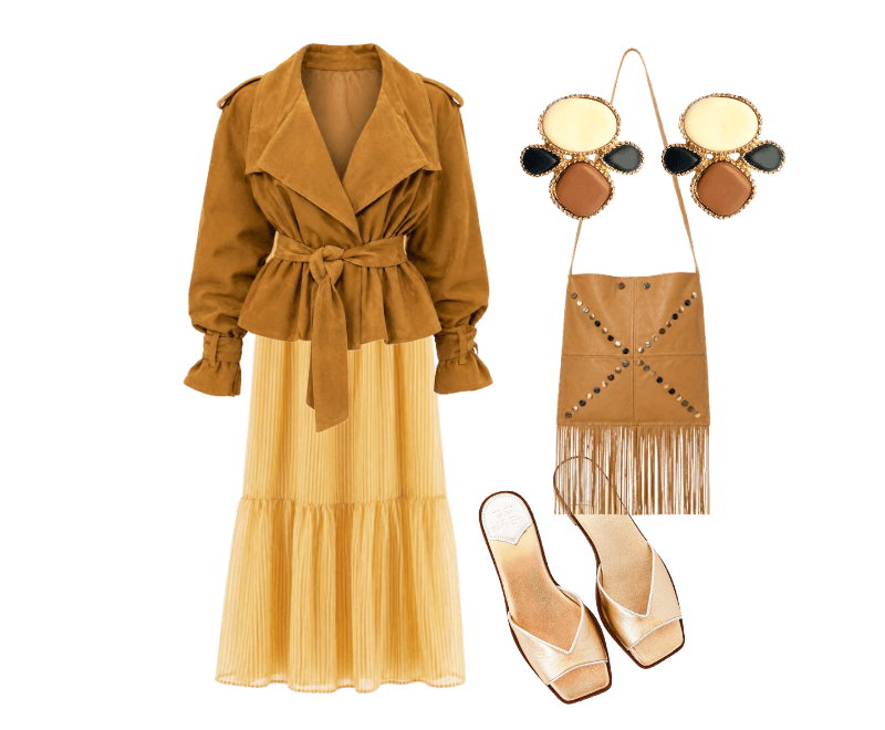 Look Dramático para Festa com amigos