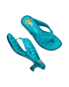 Melissa Thong Kitten Heel + Ganni