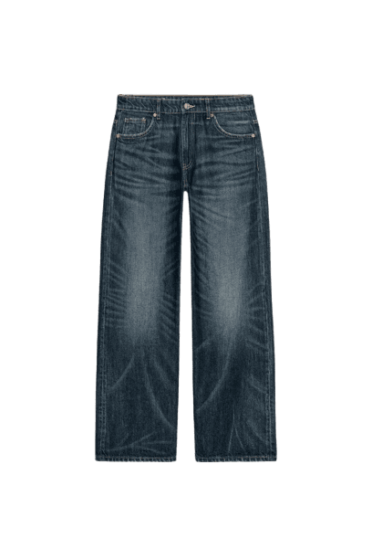 JEANS DENIM TRF RELAXED FIT CINTURA MÉDIA
