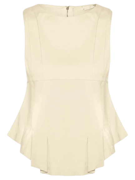 Blusa Feminina Com Drapeados Amarelo '2Essential