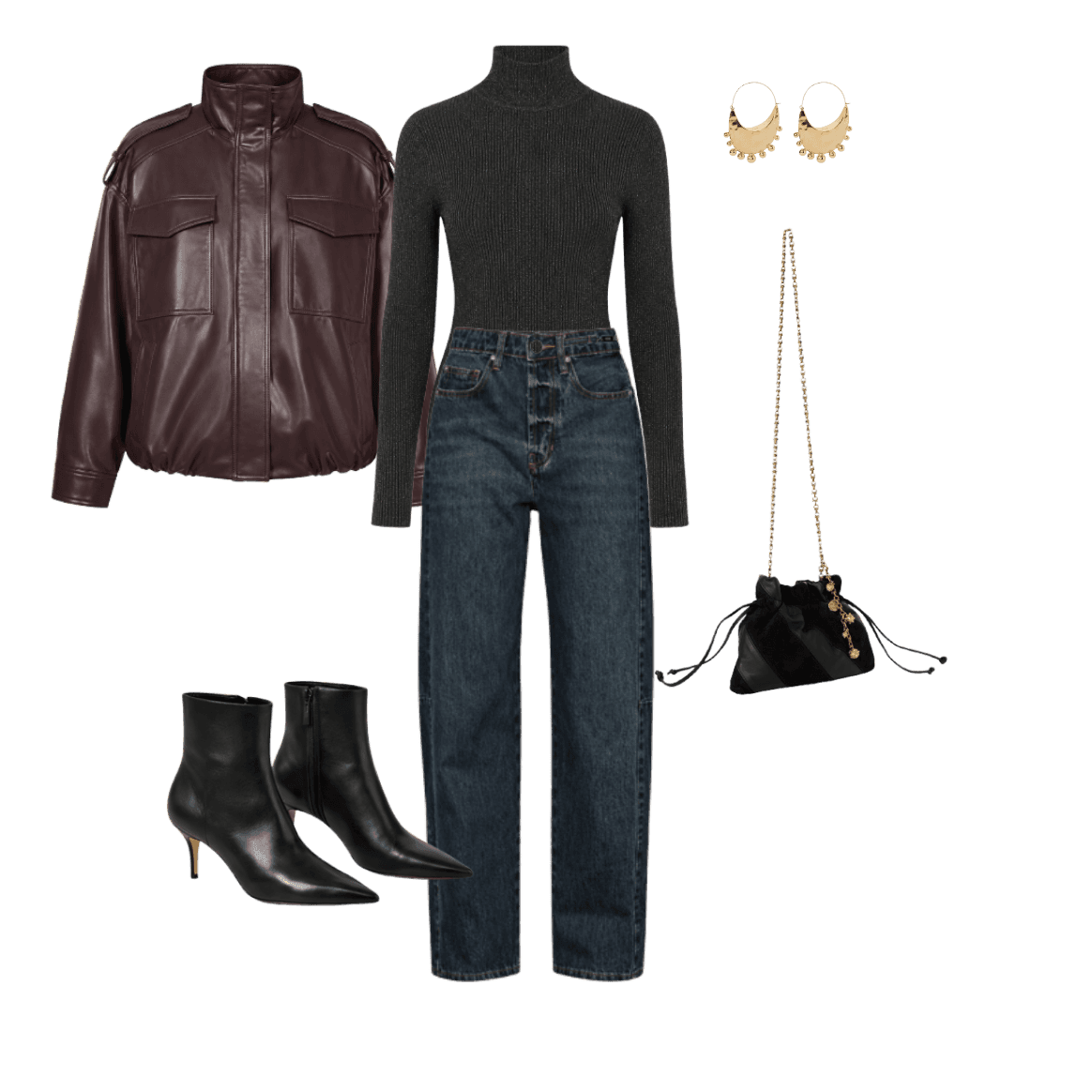 Look Dramático para Festa com amigos