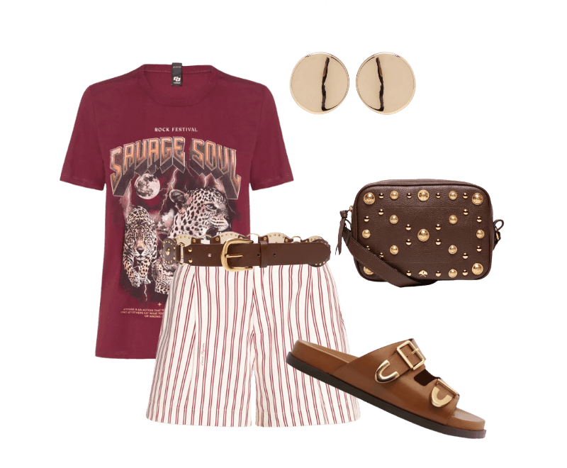 Look Natural para Almoço com familia