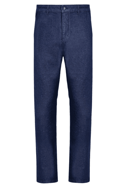 Calça Jeans Chino Slim Raw Azul Escuro