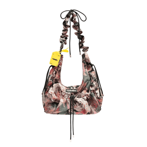 Bolsa Tiracolo Madame Frufru Jacquard Pê de rosa