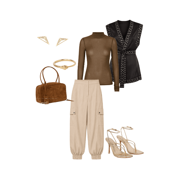 Look Dramático para Festa com amigos