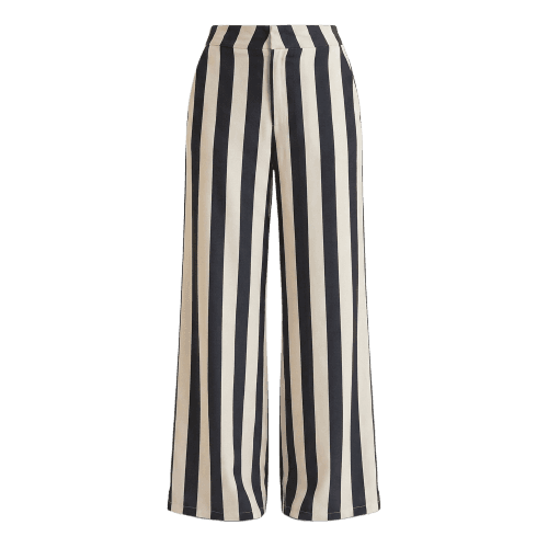 Calça Alfaiataria Feminina Reta Listrada