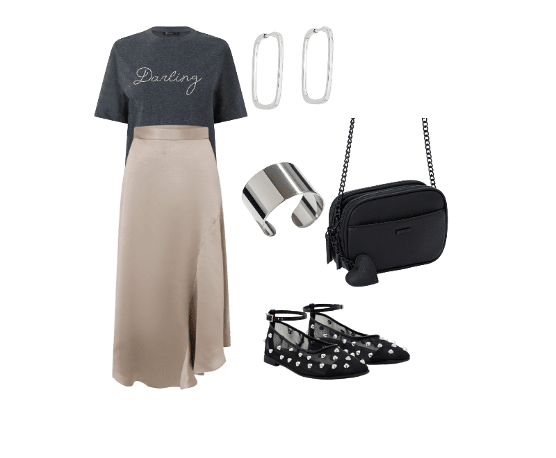 Look Dramático para Almoço com familia