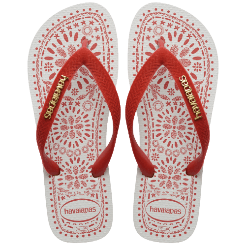 Chinelo Havaianas Top Bordado Flor