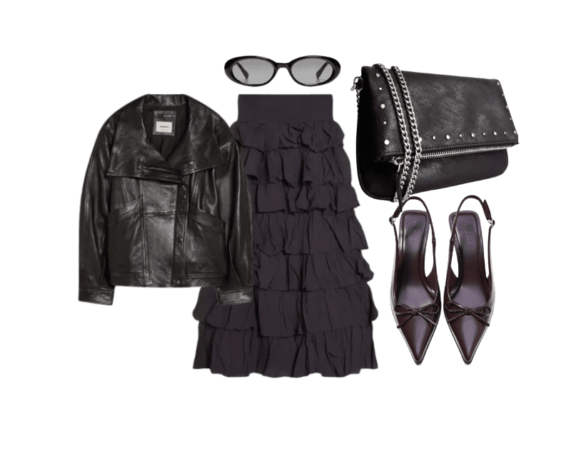 Look Dramático para Festa com amigos