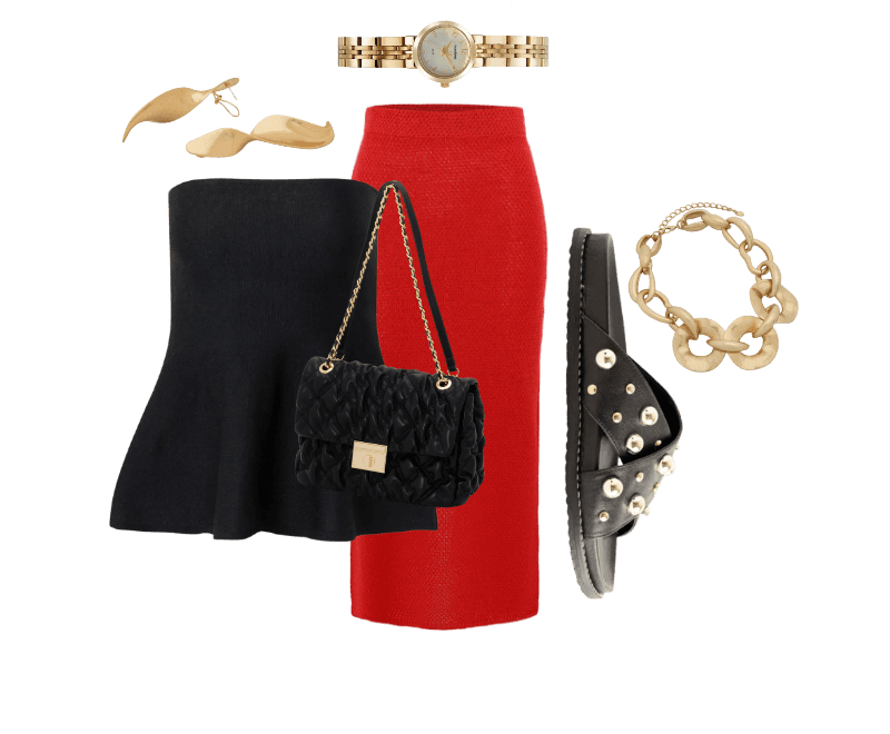 Look Dramático para Trabalho em casa