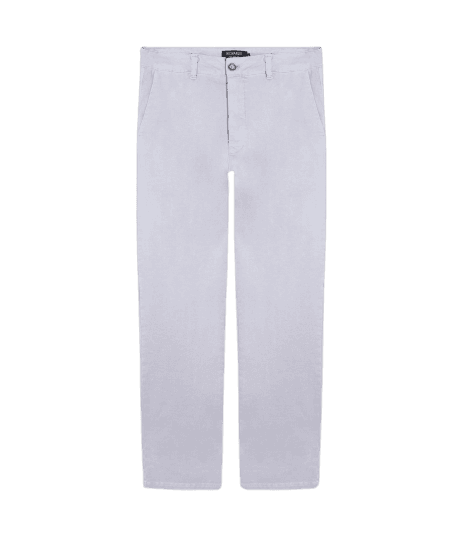 Calça Chino Jogging Preppy Pd Prata