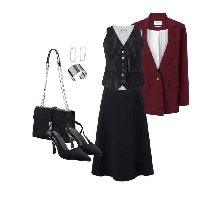 Look Dramático para Trabalho no escritório