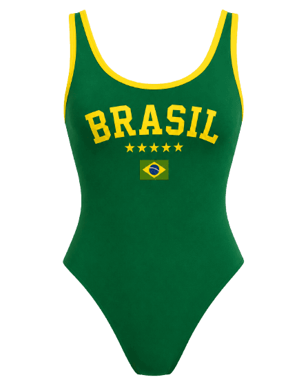 Body Brasil Bicolor | Tamanho Único