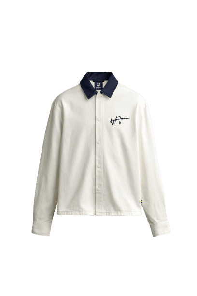 Camisa Ampla Contraste Bordado Ayrton Senna