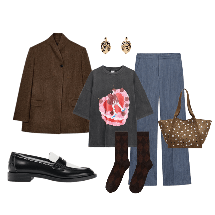 Look Dramático para Festa com amigos