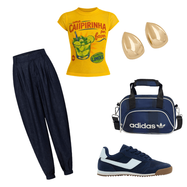 Look Esportivo para Festa com amigos