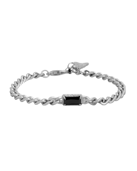 Pulseira Feel Luma Preta Prateado