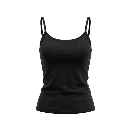 Regata alça fina feminina - Preto