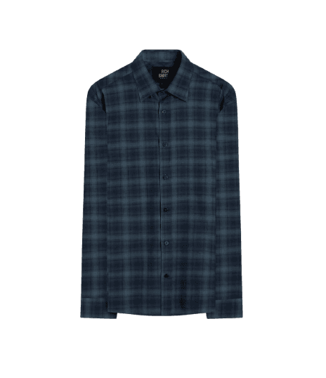Camisa Flanela Xadrez Diogo Ml Azul Bic