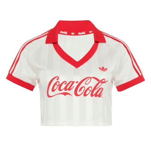 Camiseta Cropped adidas x Coca-Cola