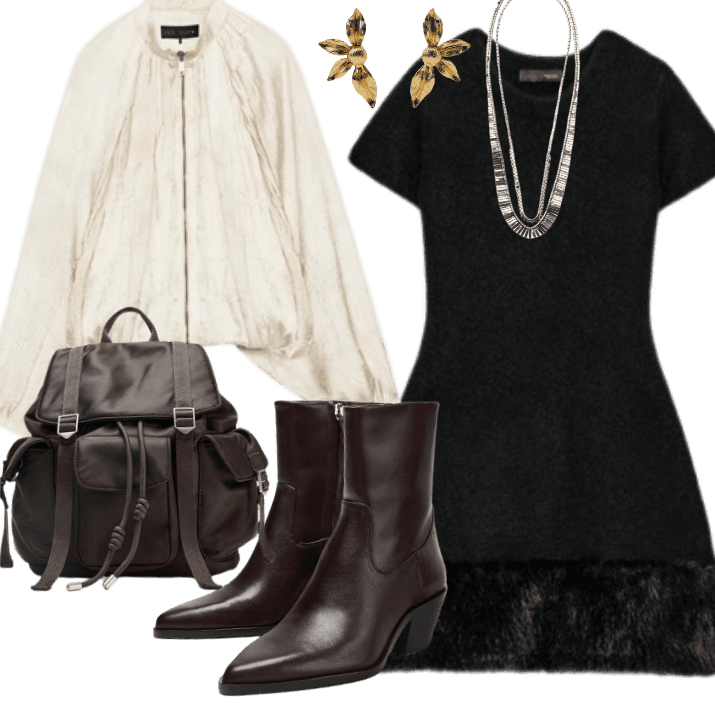 Look Dramático para Trabalho em casa