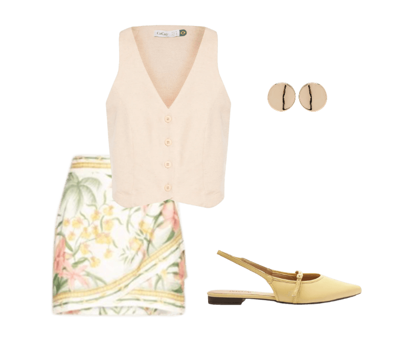 Look Romântico para Almoço com familia