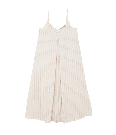 Vestido em Viscose com Prega Frontal e Forro Curve & Plus Size