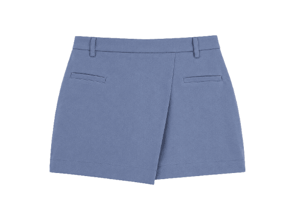 Shorts Saia Claudia Azul