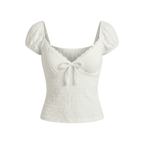 Camiseta manga curta waffle