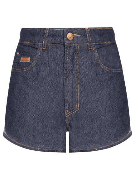 Short Feminino Jeans Intense Blue Azul Dress To