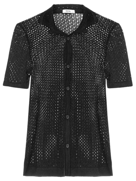 Camisa Masculina Em Tricot Preto Basiq Men