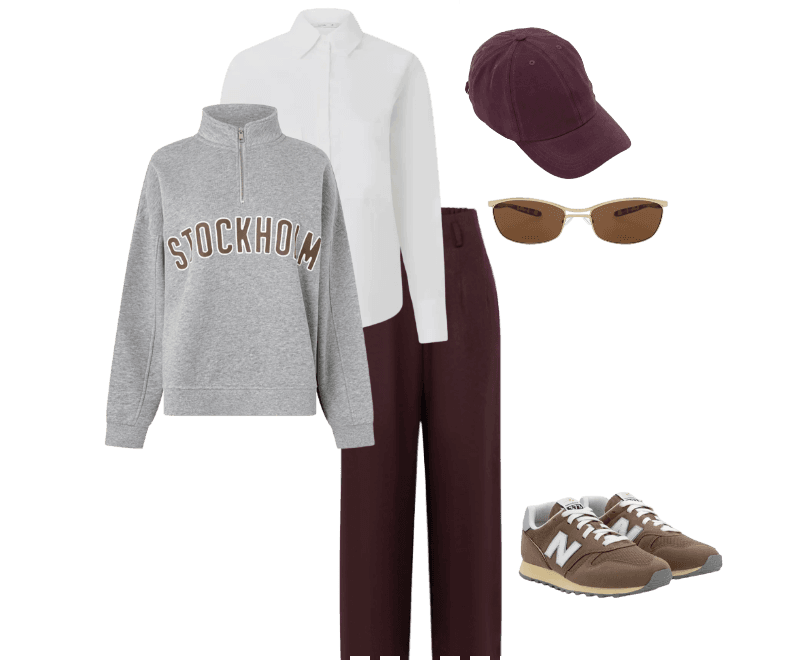 Look Esportivo para Almoço com familia