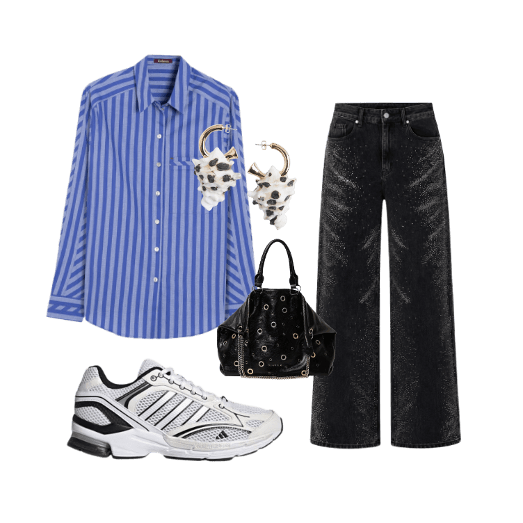 Look Dramático para Festa com amigos