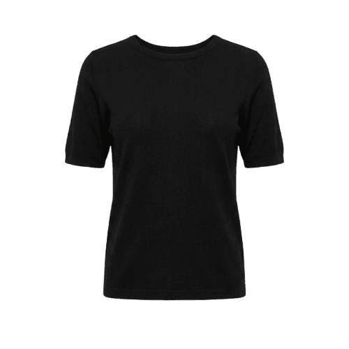 Blusa Tricot Decote Careca