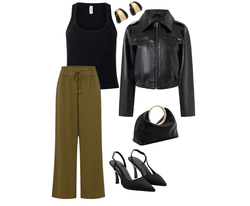 Look Dramático para Festa com amigos